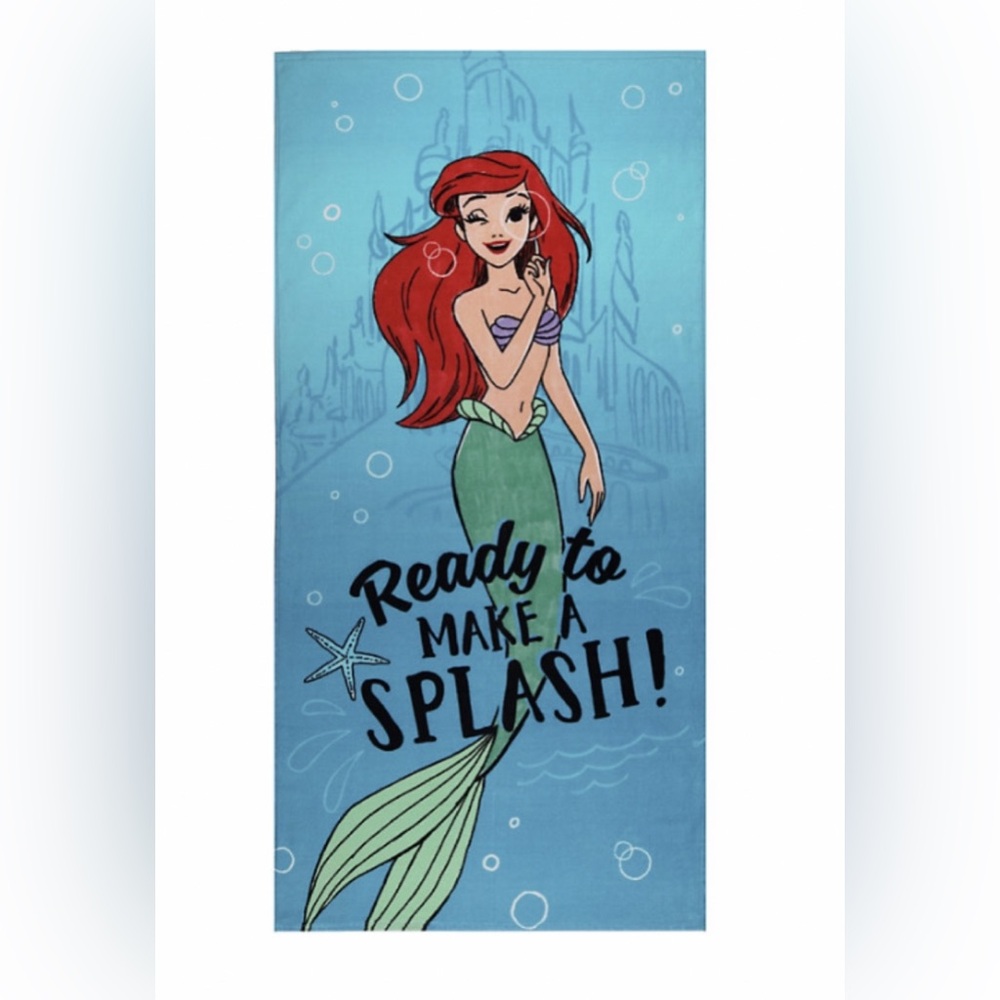The Big One Princess Ariel Kids Beach Towel New